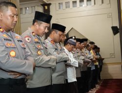 Do’akan Affan Kurniawan, Polres Lamongan Gelar Sholat Ghoib