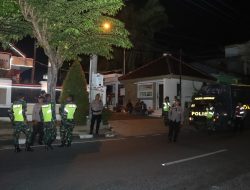 Polres Lamongan Gelar Patroli Skala Besar TNI – POLRI Antisipasi Gangguan Kamtibmas