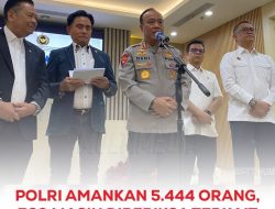 Polri Mengamankan 5.444 Orang Terkait Aksi Demonstrasi