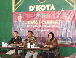Jumat Curhat, Satreskrim Polres Lamongan Berdialog Dan Tampung Aspirasi Mahasiswa