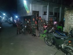 Wujud Sinergi Bersama Komponen Pendukung dan Masyarakat Dalam Menjaga Kestabilan Wilaya Melalui Patroli Siskamling