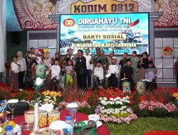 Wakapolres Lamongan Hadiri Bakti Kesehatan dan Baksos Prima Serentak dalam Rangka HUT TNI ke-80