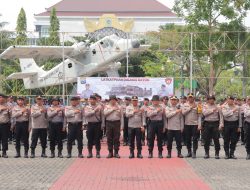 Polda Jatim Gelar Latkatpuan Dalmas Rayon di Lamongan