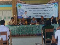 Polsek Sugio Jaga Keamanan dan Transparan Bersama Forkopimcam, Dalam Mengawasi Ujian Perangkat Desa.