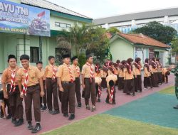 Kodim 0812 Lamongan Beri Pembekalan LDKS di MTs Unggulan Sabilillah 