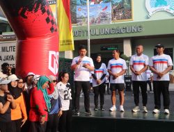 Fun Run HUT ke-80 TNI di Tulungagung, Ribuan Warga Ikut Partisipasi