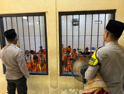 Semangat Kebersamaan di Lapas Lamongan Dengan Sholat Jumat Berjamaah