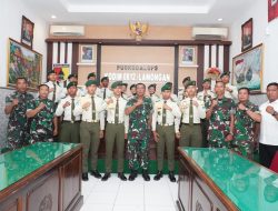 ​Kodim 0812/Lamongan Sambut Hangat Audiensi 15 Taruna Taruni SMAN 5 Taruna Brawijaya Jatim