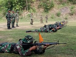 Asah Naluri Tempur, Kodim 0724/Boyolali Gelar Latihan Menembak Senjata Ringan Semester II 2025