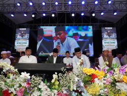 HUT ke 80 TNI dan Hari Santri, Bersama Masyarakat Bergema Sholawat.