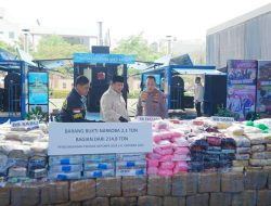 Presiden Prabowo Subianto memusnahkan barang bukti narkoba 214,84 ton senilai Rp29,37 triliun