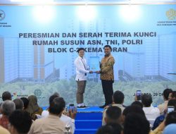 Peresmian dan Serah Terima Kunci Rusun Blok C-2 Kemayoran