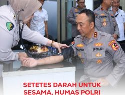 Pusdokkes Polri Menggelar Kegiatan Donor Darah