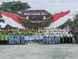 Kodim 0812 Lamongan Kedatangan  Puluhan Siswa-Siswi SDN Deket Wetan, Ini Pesan Dandim