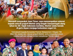 Gubernur Khofifah : 80 Tahun Pengabdian Korps Marinir Jadi Garda Tangguh Penjaga Kedaulatan Laut Indonesia