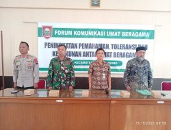 Danramil Wonosegoro Ajak Warga Rawat Kerukunan Lewat FKUB