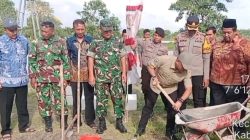 Sinergitas Forkopimcam Kota Lamongan, Bergotong Royong Membangun Koperasi Merah Putih di desa Karanglangit  ​