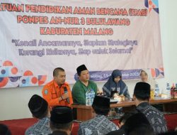 Bareng Anggota Dewan, BPBD Jatim Kuatkan Kesiapsiagaan Bencana Tiga Pesantren di Kabupaten Malang