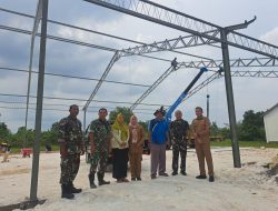 Tinjau Langsung Proyek Strategis, Dandim 0812 Lamongan Cek Pembangunan KDKMP di Dua Desa