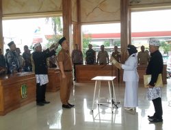 Pengambilan Sumpah Jabatan Kepala Dusun Nguwok, Dihadiri Muspika Modo
