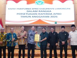 Pemerintah Daerah Beserta DPRD setujui APBD Lamongan 2026 Sah Di Dok
