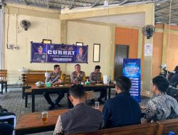 Jum’at Curhat, Satlantas Polres Lamongan Gelar  dan Binluh Kamseltibcarlantas
