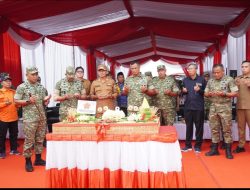 Dandim 0812 dan Forkopimda Sambut Kunjungan Wakil Panglima TNI dalam Peninjauan Pembangunan Yonif TP 887/KJM dan KDKMP 