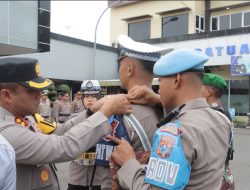 Polres Lamongan Gelar Apel Pasukan Operasi Zebra Semeru 2025.