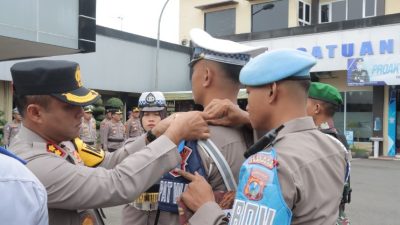 Polres Lamongan Gelar Apel Pasukan Operasi Zebra Semeru 2025.