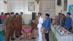 ​Perkuat Aparatur Desa, Forkopimcam Deket Hadiri Pelantikan Perangkat Desa Plosobuden