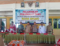 Kades Moro Lantik 2 Perangkat Baru, Wanti Wanti Jaga Amanah Sebagai Pelayan Masyarakat