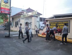 Polres Lamongan Tanggap Bencana, Siagakan Personel hingga Dirikan Posko Siaga Banjir