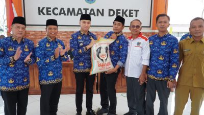 Wilayah Deket Terdampak Bencana Hidrometeorologi, Korpri Lamongan Salurkan 5 Ton Beras