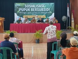 Dukung Ketahanan Pangan, Muspika Laren Dampingi Sosialisasi Penyaluran Pupuk Bersubsidi