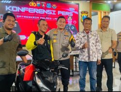 Kedua Pelaku Curanmor Berhasil Di Bekuk Jajaran Sat Reskrim Polres Lamongan.