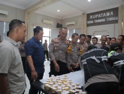 Polres Lamongan Gelar Tes Urin Mendadak Pejabat dan Kapolsek. Guna Pencegahan Penyalahgunaan Narkoba.