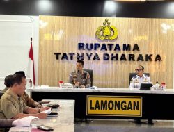 Ops. Semeru, Satlantas Polres Lamongan Gelar Rakor Keselamatan Perlintasan Kereta Api Sebidang