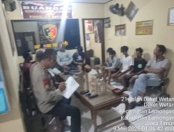 Polsek Deket Amankan Aksi Balap Liar Depan SPBU, Motor Tanpa Plat dan Knalpot Brong di Sita. 