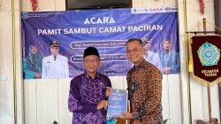 Di Pendopo Kecamatan Paciran, Sami’an Serahkan Tongkat Komando Kepada Teguh Bagio