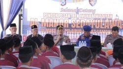 Kapolres Lamongan Kunjungi Satpolairud, Kenalkan Tugas Polisi Air dan Cara Penyelamatan Dari Bencana