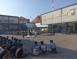 Polres Lamongan Berhasil Ciptakan Suro Aman dan Damai Dalam Pengesahan Warga Baru, 74 orang Menginap di Mako Polres