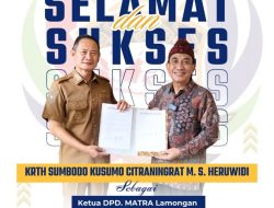 Mengemban Amanah Baru, Guna Tingkatkan  Pelestarian Adat Dan Pelestarian Budaya Nusantara. 