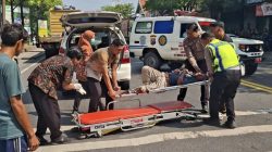 Kecelakaan Pagi di Depan Samsat Lamongan, Polisi Lamongan Ungkap Kronologi Gerobak Motor Ditabrak Truk. 