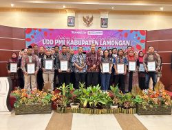 Ketua PMI Lamongan Apresiasi Ketua Cabang SH Terate Lamongan Atas Dedikasi Penggalang Donor Darah Dalam Acara Gathering Di Malang