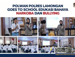 Polwan Polres Lamongan Goes To School, Edukasi Pelajar Cegah Bullying Dan Narkoba