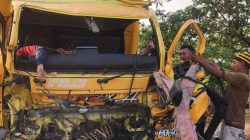 Polisi Tangani Kecelakaan Truk Di Pandanpancur Lamongan, Satu Orang Meninggal Dunia