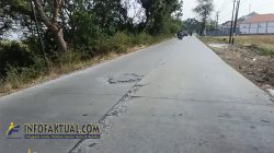 Jamula Poros Sukodadi – Sugio di Lamongan Rusak, Sejumlah Titik Jalan Berlubang dan Retak