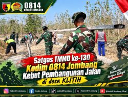 Satgas TMMD ke-130 Kodim 0814/Jombang terus kebut