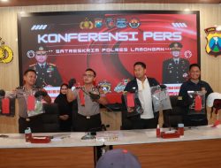 Lima Terduga Pelaku Diamankan. Polres Lamongan Berhasil Ungkap Kasus Pengeroyokan Remaja. 
