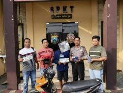 Tidak Berselang Lama, Pelaku Curanmor di Bekuk Jajaran Sat Reskrim Polsek Perak. 